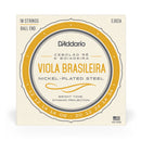 Encordoamento Viola Brasileira D Addario Nickel-Plated EJ82A