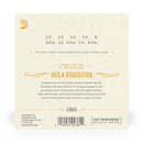 Encordoamento Viola Brasileira D Addario Nickel-Plated EJ82A
