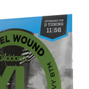 Encordoamento Guitarra 11-56 D Addario XL Nickel EXL117