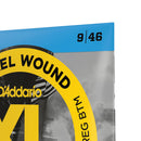 Encordoamento Guitarra 09-46 D Addario XL Nickel EXL125