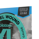 Encordoamento Guitarra 13-62 D Addario XL Nickel EXL158