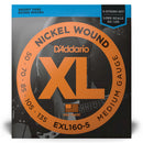 Encordoamento Baixo 5C 50-135 D Addario XL Nickel EXL160-5