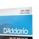 Encordoamento Violão Aço 11-52 Corda Extra D Addario EZ910-B