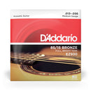 Encordoamento Violão Aço 13-56 D'Addario85/15  Bronze EZ930