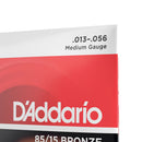 Encordoamento Violão Aço 13-56 D'Addario85/15  Bronze EZ930