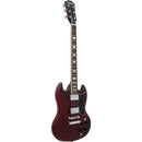 Guitarra Elétrica Sg De Madeira Maciça Thomaz Teg 340 Vinho