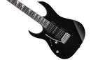 Guitarra Canhota RG GIO Black Night Ibanez GRG170DXL-BKN