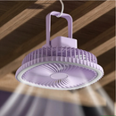 Mini Ventilador De Mesa Luz Ring Light Usb Portátil Potente Silencioso