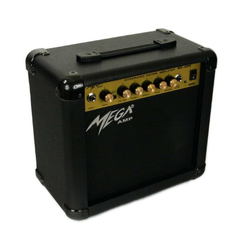 Amplificador Para Guitarra 20watts Com Reverb Ml 20r Mega