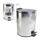 Lixeira de Inox com Pedal Veron 5 Litros