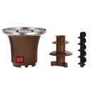 Fonte De Chocolate Cascata De 3 Andares Fondue Frutas Elétrico