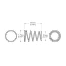 Molas Captador Musicman V-08*20L (24 Unidades) Spirit J7520