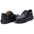 Sapato Casual Conforto Couro Preto - RT8002FLOPTO