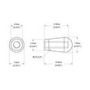 Knob Chaves Seletoras Guitarra (6 Peças) Spirit BTG-M3.5-GD