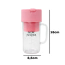 Mini Liquidificador Portátil Shake Suco Juice Cup Caneca Cabo Usb