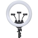 KIT RING LIGHT LED 46CM 18 POLEGADAS COM TRIPE 2,1 METROS