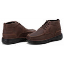 Coturno Casual Conforto Couro Pinhão - RT8004NBKPNH