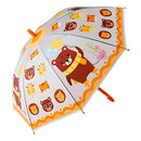 Guarda Chuva Colorido Automático Infantil Proteção Vermelho
