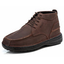Coturno Casual Conforto Couro Pinhão - RT8004NBKPNH