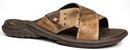 Chinelo Masculino De Couro Tabaco 5200 - DCB5200LTTBC