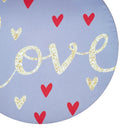 Kit 4 Capas Para Sousplat Coração Love  35cmx35cm - UN / 4