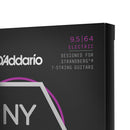 Encordoamento Guitarra 7 Cordas 9.5-64 D Addario NYXL09564SB