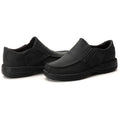 Sapato Casual Conforto Couro Preto - RT8005NBKPTO