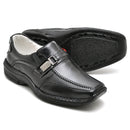Sapato Conforto Couro Masculino Preto - RT2018MSTPTO
