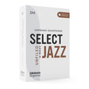Palheta Sax Soprano 3M (10) DAddario Organic Select Jazz