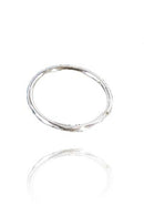 Piercing Círculo Liso Em Prata 925 Cor:dourado