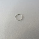 Piercing Círculo Liso Em Prata 925 Cor:dourado