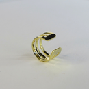 Piercing Três Fios Banhado Em Ouro 18k Cor:dourado