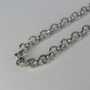 Pulseira Elo Português Feita Em Aço Inoxidável Masculina Cor:prateado