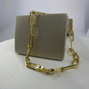 Pulseira Corrente Cartier 1.6 Diamantada Banhado Em Ouro 18k Masculina Cor:dourado
