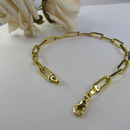 Pulseira Corrente Cartier 1.6 Diamantada Banhado Em Ouro 18k Masculina Cor:dourado