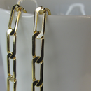 Pulseira Corrente Chapada Banhado Em Ouro 18k Masculina Cor:dourado
