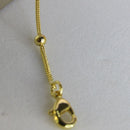 Pulseira Corrente Lisa Com Bolinhas Banhado Em Ouro 18k Cor:dourado