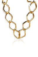 Pulseira Elo Losango Com Fecho Boia Banhado Em Ouro 18k Cor:dourado