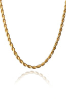Pulseira Cordão Baiano 3,0 Banhado Em Ouro 18k Cor:dourado
