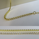 Pulseira Em Corrente De Zircônias Banhado Em Ouro 18k Cor:dourado