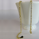 Pulseira Em Corrente De Zircônias Banhado Em Ouro 18k Cor:dourado