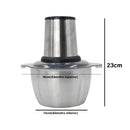 Triturador Alimentos Carne Legumes Elétrico 2l Aço Inox Profissional