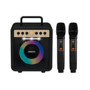 Caixa De Som Bluetooth 2 Microfones Modelo:azul Marinho