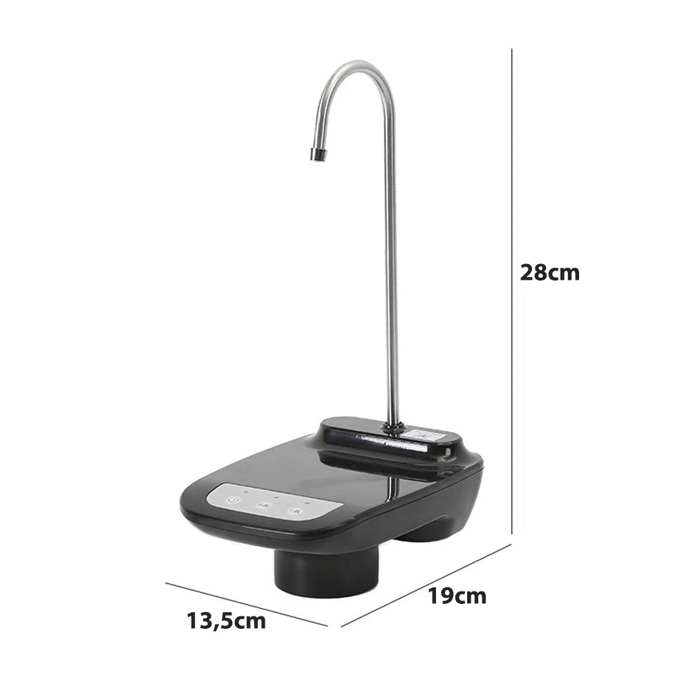 Bomba Elétrica Para Galão De Agua Suporte C/ Bandeja Para Copo Portátil