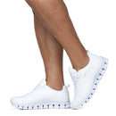 Tênis Unissex Esportivo Branco Caminhada Tamanho Especial - BIGLEGE21BCO
