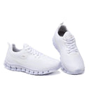 Tênis Unissex Esportivo Branco Caminhada Tamanho Especial - BIGLEGE21BCO