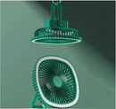 Mini Ventilador De Mesa Luz Ring Light Usb Portátil Potente Silencioso