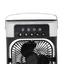 Ventilador Portátil Iluminação Umidificador Climatizador Usb De Mesa