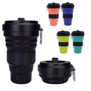 Copo Ecológico Retrátil Silicone Grande Dobrável 550ml