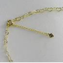 Tornozeleira Com Corrente De Corações Pequenos Banhado Em Ouro 18k Cor:dourado